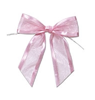 Pre-Tied Sheer Organza Bows
